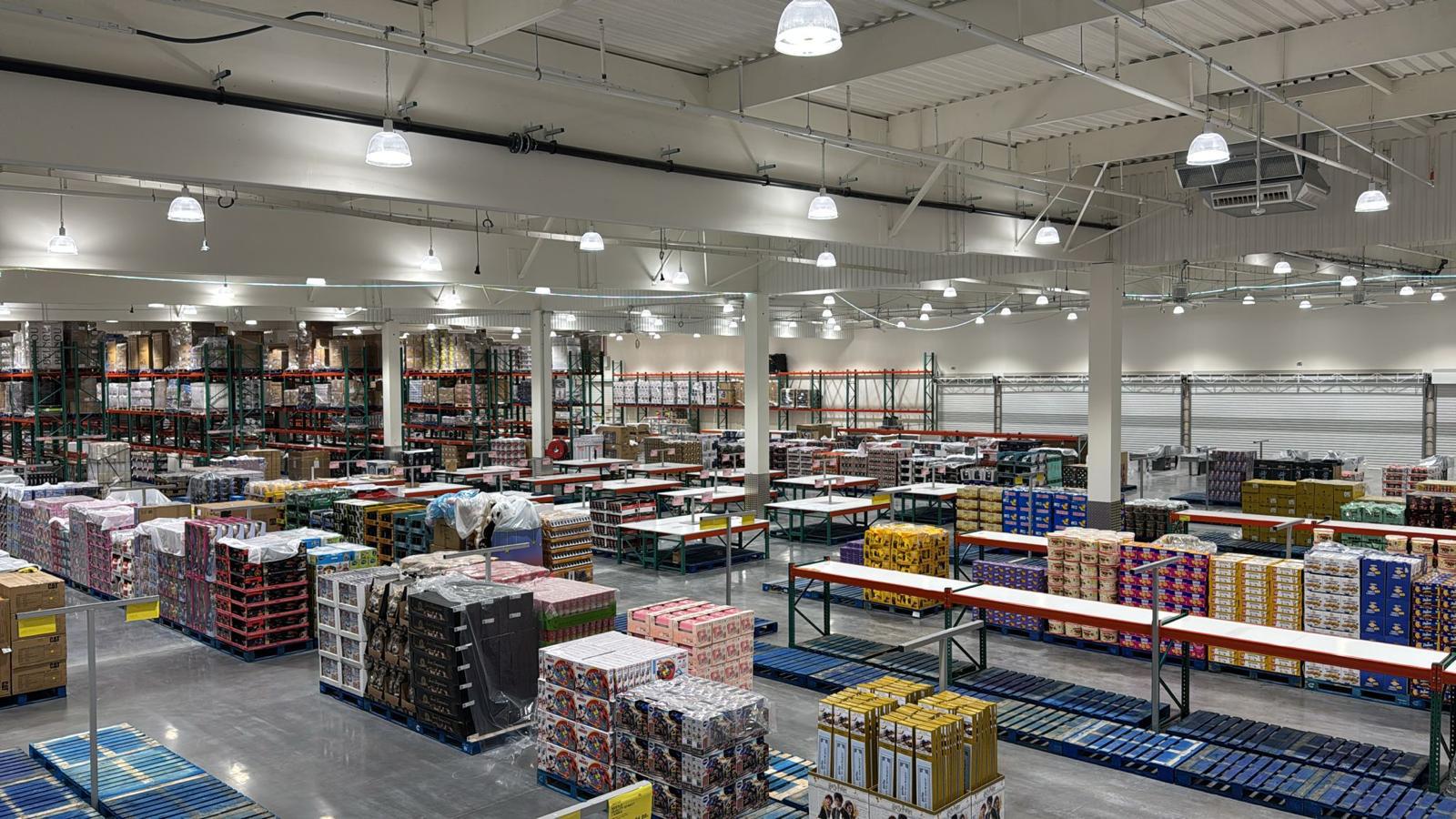 Aménagement intérieur du club-entrepôt Costco